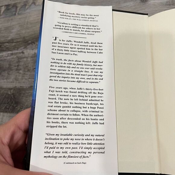 “J” is for Judgment by Sue Grafton Hardback - Picture 2 of 5